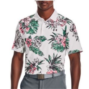 Under Armour Playoff Golf Polo Floral Men's Size Medium